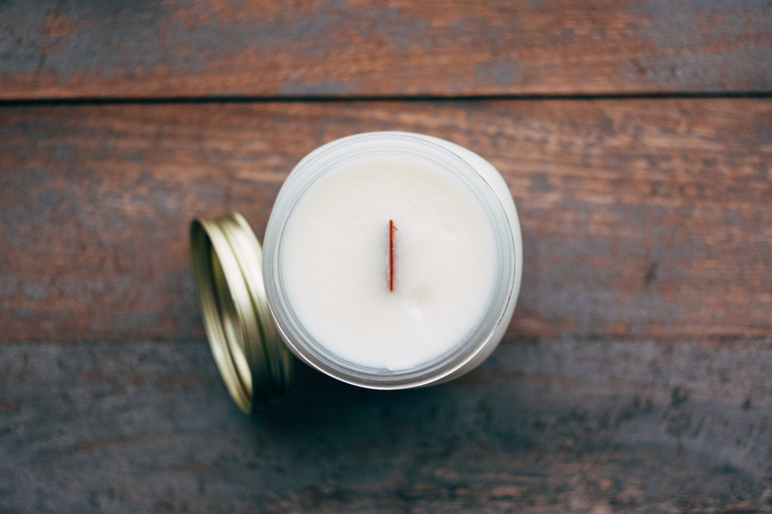 Opening image of a candle