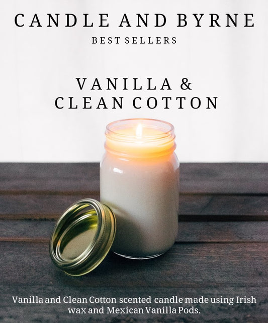 Vanilla & Clean Cotton Candle
